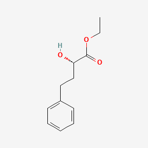 Ethyl(S)-2-hydroxy-4-phenylbutyrate structure, CAS 125639-64-7