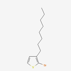 2-Bromo-3-octylthiophene structure, CAS 145543-83-5