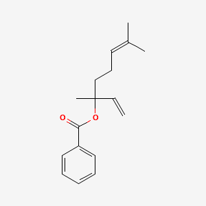 Linalylbenzoate structure, CAS 126-64-7