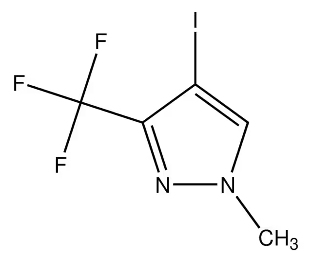 1-Methyl-3-(trifluoromethyl)-1H-pyrazole-4-carbonylchloride structure, CAS 126674-98-4