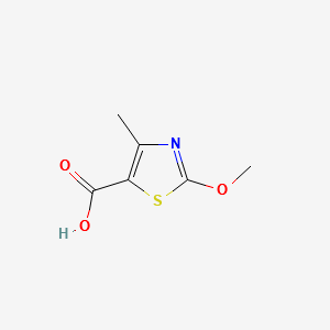 2-Methoxy-4-methyl-1,3-thiazole-5-carboxylicacid structure, CAS 126909-38-4