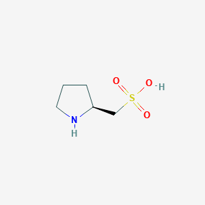 (S)-2-Pyrrolidinemethanesulfonicacid structure, CAS 127075-47-2