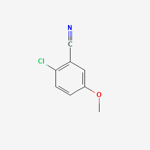 2-Chloro-5-methoxybenzonitrile structure, CAS 127667-00-9