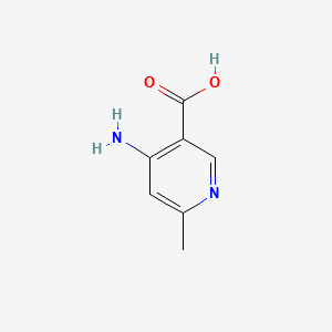 4-Amino-6-MethylNicotinicacid structure, CAS 127915-50-8