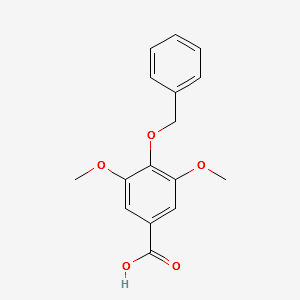 3,5-Dimethoxy-4-phenylmethoxybenzoate structure, CAS 14588-60-4