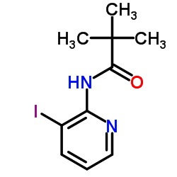 N-(3-Iodo-2-pyridinyl-tert-butanamide structure, CAS 113975-31-8