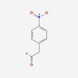 (4-Nitrophenyl)acetaldehyde structure, CAS 1460-05-5
