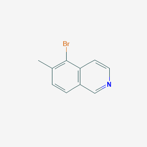 5-Bromo-6-methyl-Isoquinoline structure, CAS 1146298-61-4