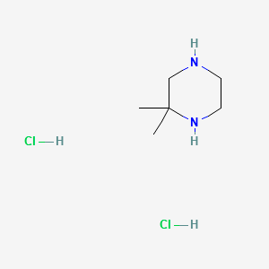 2,2-DiMethylpiperazinedihydrochloride structure, CAS 128427-07-6