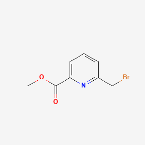 2-Bromomethyl-6-pyridinecarboxylicacidmethylester structure, CAS 146462-25-1