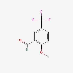 2-Methoxy-5-(trifluoromethyl)benzaldehyde structure, CAS 146539-83-5
