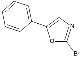 2-Bromo-5-phenyl-1,3-oxazole structure, CAS 129053-70-9