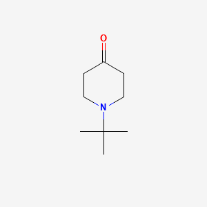 1-Tert-Butyl-piperidin-4-one structure, CAS 1465-76-5