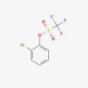 4-Bromophenyltrifluoromethanesulfonate structure, CAS 129112-25-0