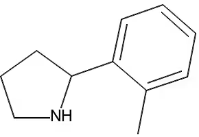 2-(2-Methylphenyl)pyrrolidine structure, CAS 129540-23-4
