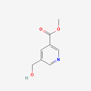 Methyl(5-hydroxymethyl)nicotinate structure, CAS 129747-52-0