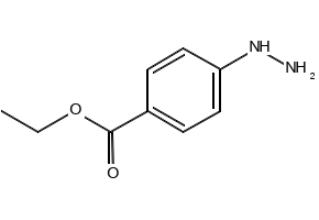 Ethyl4-hydrazinylbenzoate structure, CAS 14685-90-6