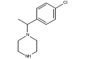 (-)-1-[1-(4-Chlorophenyl)Phenylmethyl]piperazine structure, CAS 130018-88-1