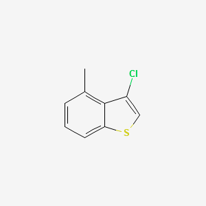 3-Chloro-4-methylbenzo[b]thiophene structure, CAS 130219-79-3