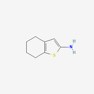 Benzo[b]thiophen-2-amine structure, CAS 14770-79-7