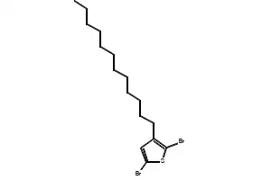2,5-Dibromo-3-dodecylthiophene structure, CAS 148256-63-7