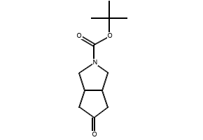 N-Boc-hexahydro-5-oxocyclopenta[c]pyrrole structure, CAS 148404-28-8