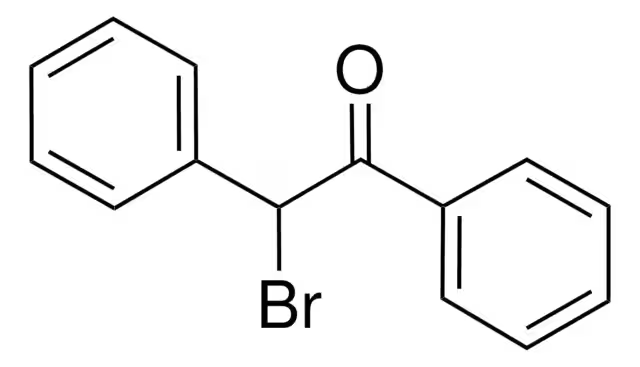 2-Bromo-2-phenylacetophenone structure, CAS 1484-50-0