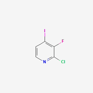 2-Chloro-3-fluoro-4-iodopyridine structure, CAS 148639-07-0