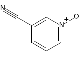 3-Pyridinecarbonitrile,1-oxide structure, CAS 14906-64-0