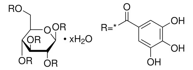 Pentagalloylglucose structure, CAS 14937-32-7