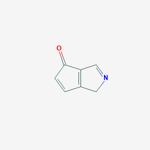 Cyclopenta[c]pyrrol-4(1H)-one structure, CAS 130658-09-2
