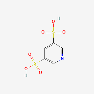 Pyridine-3,5-disulfonicacid structure, CAS 13069-04-0