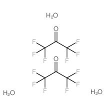 1,1,1,3,3,3-Hexafluoroacetonesesquihydrate structure, CAS 13098-39-0