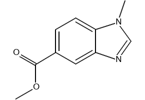 1-Methyl-1H-benzimidazole-5-carboxylicacidmethylester structure, CAS 131020-36-5