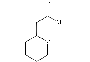 (Tetrahydro-pyran-2-yl)aceticacid structure, CAS 13103-40-7