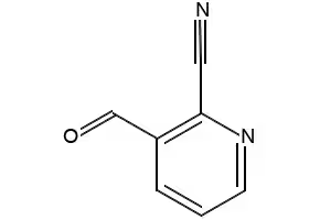 3-Formyl-2-pyridinecarbonitrile structure, CAS 131747-66-5