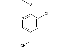 5-Chloro-3-hydroxymethyl-6-methoxypyridine structure, CAS 132865-53-3