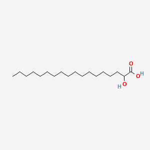 Alpha-Hydroxystearicacid structure, CAS 1330-70-7