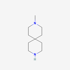3-Methyl-3,9-diazaspiro[5,5]undecane structure, CAS 13323-45-0