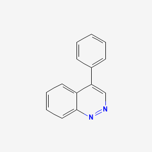 Cinnoline,4-phenyl- structure, CAS 21874-06-6