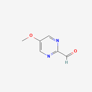 5-Methoxy-2-pyrimidinecarboxaldehyde structure, CAS 220114-83-0