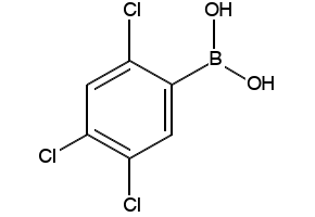 2,4,5-Trichlorophenylboronicacid structure, CAS 220210-55-9