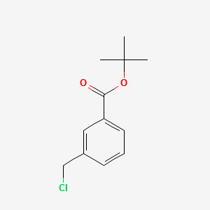 Tert-Butyl-3-(chloromethyl)benzoate structure, CAS 220510-74-7