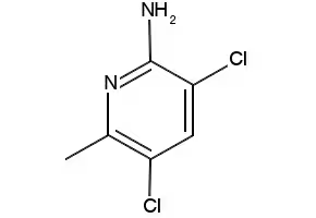 6-Amino-3,5-dichloro-2-methylpyridine structure, CAS 22137-52-6