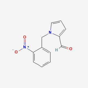 1-(2-Nitrobenzyl)Pyrrole-2-carboxyaldehyde structure, CAS 22162-51-2