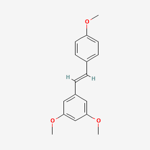 (E)-3,5,4'-Trimethoxystilbene structure, CAS 22255-22-7