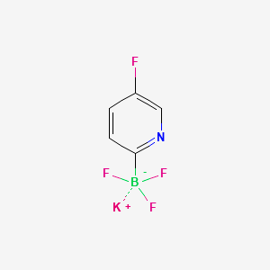 Potassium5-fluoropyridine-2-trifluoroborate structure, CAS 1150654-92-4