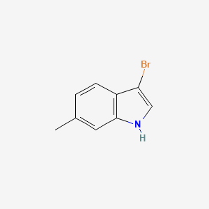 3-Bromo-6-methyl-1H-indole structure, CAS 1152850-55-9