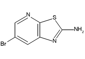 2-Amino-6-bromothiazolo[5,4-b]pyridine structure, CAS 1160791-13-8