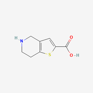 4,5,6,7-Tetrahydrothieno[3,2-c]pyridine-2-carboxylicacid structure, CAS 116118-98-0